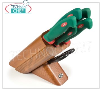 Sanelli - CEPPO 5 COUTEAUX et CISEAUX, CHERRY LECK - Ligne PREMANA PROFESSIONAL - 931606