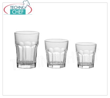 Verres à eau et à vin VERRE, LIBBEY, Gibraltar Collection, CL 26,6, H 9,2, Diam.8,6 -- Disponible en pack de 12