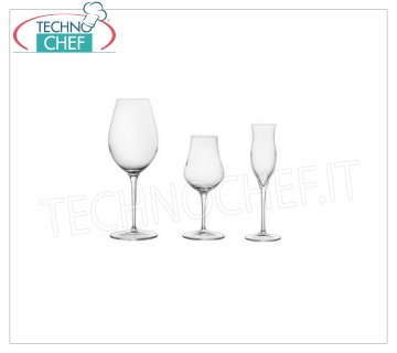 Verres pour la table - série complète coordonnée VERRE À GRAPPA, LUIGI BORMIOLI, Vinoteque Collection Cristallino Dégustation