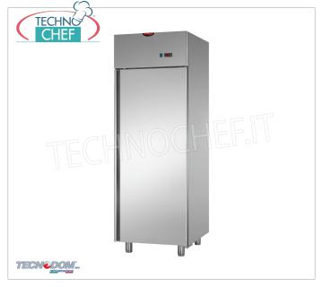 TECNODOM - Armoire Frigo 1 porte, lt.700, Professionnel, Ventilé, Mod AF07MIDMTN CABINET RÉFRIGÉRATEUR 1 porte, marque TECNODOM, capacité 700 litres, température de fonctionnement -2°/+10°C, réfrigération ventilée, Gastro-Norme 2/1, V.230/1, Kw.0,385, Poids 110 Kg, dim.mm .710x800x2030h