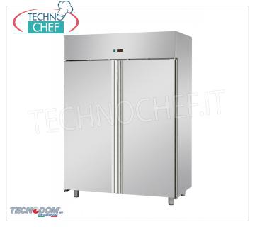 TECNODOM - Armoire Congélateur 2 portes, 1400 lt, PÂTISSERIE, Température Négative Armoire congélateur-congélateur 2 portes, marque TECNODOM, structure en acier inoxydable, capacité 1400 lt, PÂTISSERIE, basse température -18°/-22°C, réfrigération ventilée, Plateaux PÂTISSERIE 600x400 mm, V.230/1, Kw.0 , 7,Poids 169 Kg,dim.mm.1420x800x2030h