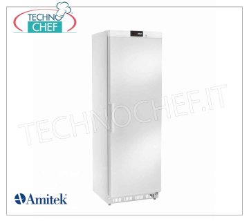 Amitek - Armoire Réfrigérée 1 Porte, lt.350, Statique, Temp.0°/+ 8°C, Classe C, mod. AKD400R Armoire frigorifique 1 porte, Professional, structure externe en tôle blanche, partie interne en ABS, lt. 360, Température 0°/+8°C, ECOLOGIQUE en Classe C, Gaz R600a, Statique avec ventilateur interne, V.230/1, Kw.0,130, Poids 69 Kg, dim.mm.600x600x1855h