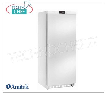 Amitek - Armoire Réfrigérée 1 Porte, lt.580, Statique, Temp.0°/+8°C, Classe C, mod. AKD600R Armoire Réfrigérateur 1 Porte, Professionnel, structure externe en tôle blanche, structure interne en ABS, lt.560, Temp.0°/+8°C, ÉCOLOGIQUE en Classe C, Gaz R600a, Statique avec ventilateur interne, V.230/ 1, Kw.0,130, Poids 90 Kg, dim.mm.777x710x1895h