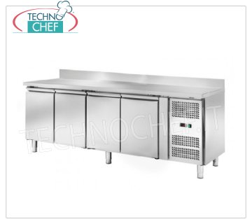 Réfrigérateur 4 portes avec dosseret, température -2°C/+8°C, 449 l, ventilé, classe D, modèle AKS4204TN