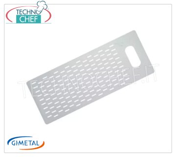 Gi-Metal - Planche en aluminium perforée pour pizza au mètre, Blue Line, dim.cm 30x70 Planche en aluminium perforée pour pizza au mètre, Linea Azzurra, dim.cm 30x70