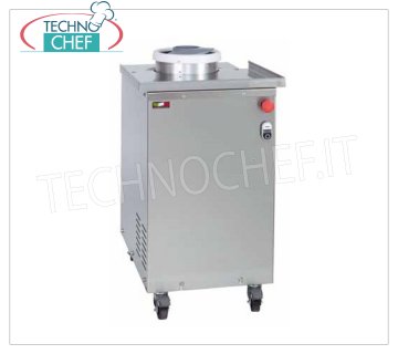 Bouleuse de pâte : Pizza, Piadina, Pain, pains de 30 à 300 gr, automatique Professionnel Bouleuse de pâte pour Pizza, Piadina, Pain, travaille des pièces de 30 à 300 gr, Vis en aluminium revêtu de TEFLON, V, 380/3 - Kw 0,37, Poids Kg. 47 - dim. cm 39x44x74h