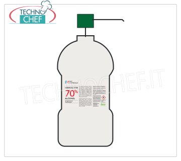 Distributeur manuel de gel désinfectant alcoolisé 500 ml Distributeur de gel alcoolisé désinfectant 500 ml - Disponible en paquets de 6 pièces.