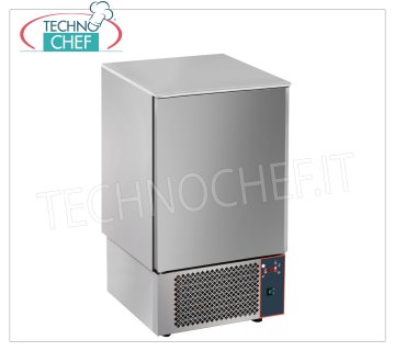 Cellule de refroidissement rapide professionnelle, 10 plateaux GN 1/1, modèle ATT10 BLAST CHILLER-FREEZER avec GUIDES UNIVERSELS pour 10 PLATEAUX GN 1/1 ou mm. 600x400, MarcaTECNODOM, avec SONDE AIGUILLE, rendement CYCLE POSITIF + 90 ° + 3 ° C / Kg.25, CYCLE NÉGATIF + 90 ° -18 ° / Kg.15, V.230/1, Kw.1,49, poids Kg 112, dimensions mm 750x740x1300h