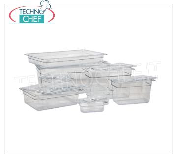 Cuvettes gastronorm en polycarbonate 