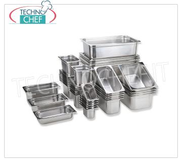 Cuvettes gastronorm en acier inox 