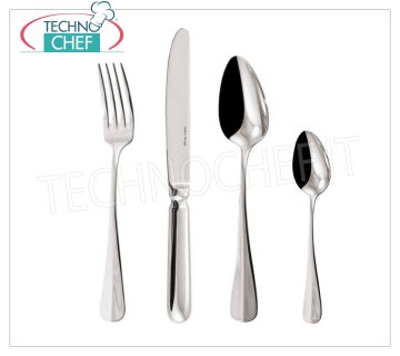 ARTHUR KRUPP - Couverts de Table en Acier INOXYDABLE 18/10 - Finition Polie, Ligne BAGUETTE
