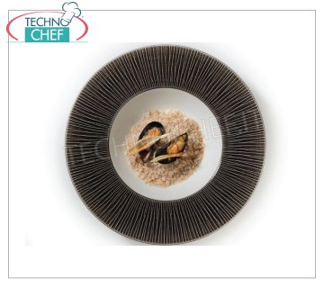 CHURCHiLL - Porcelaine pour restaurant - Collection BAMBOO DUSK RELIEF Service complet en porcelaine, collection BAMBOO RELIEF DUSK, marque CHURCHiLL