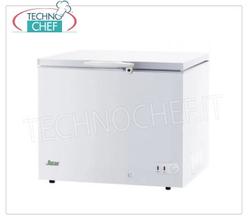 Forcar - WELL FREEZER, lt.252, Temp. ≤ -18, Static, Class A +, model G-BD305 Congélateur horizontal, ECO Line, extérieur en acier peint en blanc, capacité lt.252, température ≤ -18, réfrigération statique, ÉCOLOGIQUE en CLASSE A +, Gaz R600a, V.230 / 1, Kw.0.072, Poids 40 Kg, dim .mm.1125x580x850h