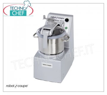 CUTTER-HOMOGEINIZER BLIXER 6 VV, capacité du réservoir lt.7, marque ROBOT COUPE, professional BLOISEUR CUTTER-HOMOGEINIZER 6 VV, Marque ROBOT COUPE, avec réservoir de 7,0 lt - Variateur de vitesse de 300 à 3.500 tr / min, Commandes à impulsion, V. 230/1, Kw 1.50, Poids 26.3 kg , Dimensions 280x350x535h mm