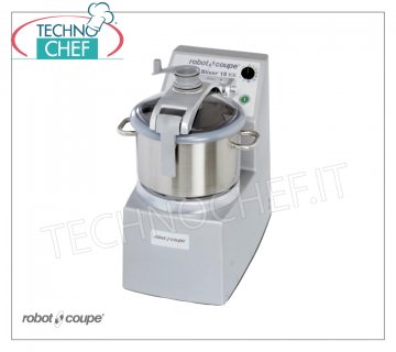 CUTTER-HOMOGEINIZER BLIXER 6 VV, capacité du réservoir lt.7, marque ROBOT COUPE, professional BLOISEUR CUTTER-HOMOGEINIZER 6 VV, Marque ROBOT COUPE, avec réservoir de 7,0 lt - Variateur de vitesse de 300 à 3.500 tr / min, Commandes à impulsion, V. 230/1, Kw 1.50, Poids 26.3 kg , Dimensions 280x350x535h mm