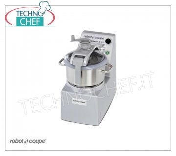 CUTTER-HOMOGEINIZER BLIXER 6 VV, capacité du réservoir lt.7, marque ROBOT COUPE, professional BLOISEUR CUTTER-HOMOGEINIZER 6 VV, Marque ROBOT COUPE, avec réservoir de 7,0 lt - Variateur de vitesse de 300 à 3.500 tr / min, Commandes à impulsion, V. 230/1, Kw 1.50, Poids 26.3 kg , Dimensions 280x350x535h mm