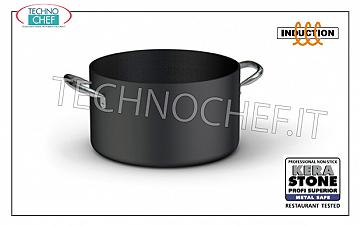 Ballarini Professionale - CASSEROLE 2 poignées en aluminium ANTIADHÉSIF pour INDUCTION, série 6500 CASSEROLE MOYEN, 2 poignées, ANTIADHÉSIF PROFESSIONNEL DE HAUTE QUALITÉ, convient pour PLAQUE INDUCTION, finition extérieure ANTI-RAYURES, ANTITACHE, diamètre mm. 200, haut mm. 90