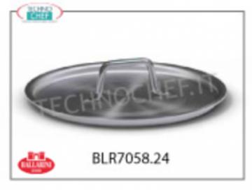 COUVERCLE EN ALUMINIUM Ø 24 cm, pour pots, casseroles et poêles Couvercle en ALUMINIUM avec poignée, diamètre 240 mm, Série 7000,
