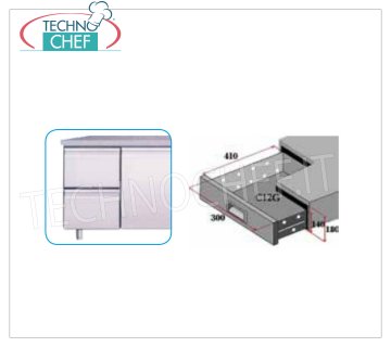 Forcar - Commode avec 2 tiroirs Commode à 2 tiroirs pour modèle SNACK