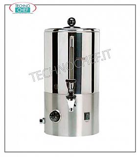 Distributeurs de boissons chaudes pour le petit-déjeuner Machine pour la production de café et thé filtrés, automatique en acier inoxydable 18/10, rendement 3 lt/heure, V230/1, Kw.1,5, dim.mm.345 x 400 x 560 h