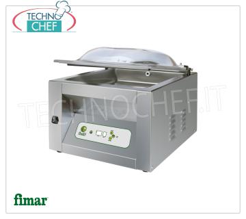 Machine professionnelle de chambre à vide, barre de soudure 40 cm, chambre 41x45x22h cm, mod. CAM 400 ECO