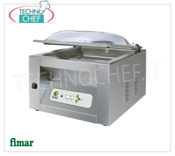 Machine professionnelle de chambre à vide, barre de soudure cm 45, chambre cm 46x45x22h, mod. CAM 450 ECO MACHINE D'EMBALLAGE SOUS VIDE NUMÉRIQUE PROGRAMMABLE, Marque FIMAR, Ligne ECO, CHAMBRE de mm.460x500x220h, BARRE DE SOUDAGE de 450 mm, POMPE À VIDE de 20 m³ / h, V.230 / 1, Kw.1,1, Poids 72 Kg, dim. millimètre 560x610x460h