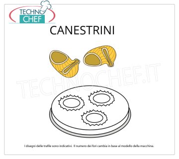 Technochef - MATRICE CANESTRINI en ALLIAGE LAITON-BRONZE