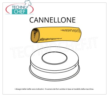 Technochef - FILET CANNELLONE REMPLI en ALLIAGE LAITON-BRONZE