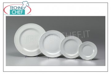 SATURNIA - Assiettes et vaisselle en porcelaine blanche - Collection CAPRERA - Gamme complète