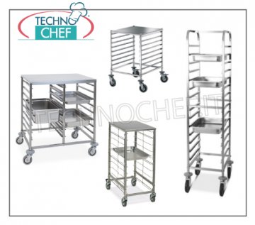 chariots porte-assiettes/cuvettes Gastronorm 