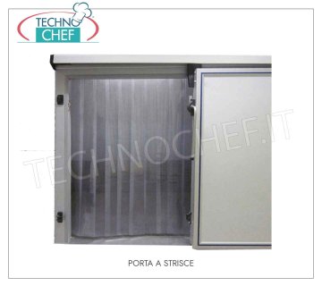 Porte à bande en PVC pour chambre froide Rideau de porte en bandes de plastique PVC transparent (800 ou 900) adapté aux cellules frigorifiques TN eBT