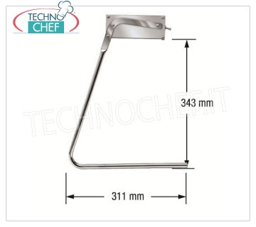 Technochef - Paire de supports C, Cod.CLHIGH