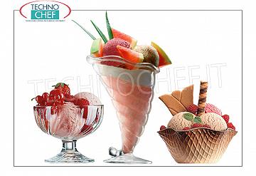 verres/coupes à glace 