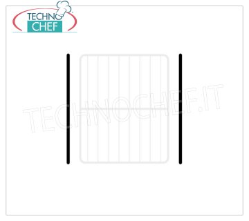 Couple de guides de type C Paire de guides type C 605 mm pour grilles GN 2/1 (650x530 mm)