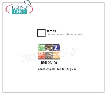 Cadre Dune Matt Couleurs RAL 20 brillant - DRAL20 / 100