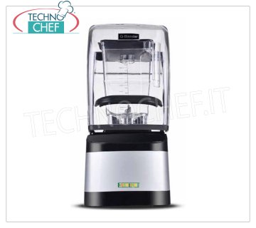 EASYLINE - Technochef, Mixeur professionnel insonorisé, Mod.CS1107 Mixeur insonorisant EASYLINE-FIMAR, verre de 2 litres, panneau à écran tactile, vitesse de rotation de 30000 tr / min, V.230 / 1, Kw.1.8, poids de 7 kg, dim.mm.239x229x461h