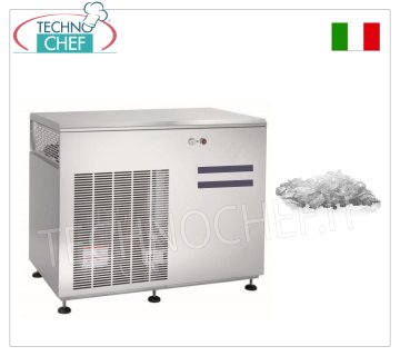 MACHINE À GLACE EN ÉCAILLES PLATES SANS DÉPÔT, rendement 250 kg / 24 heures
