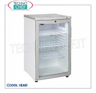 Technochef - Réfrigérateur minibar pour chambre d'hôtel, 105 litres, réfrigération avec moteur Minibar pour chambres d'hôtel avec porte vitrée, capacité 105 lt, température +4°/+10°C, réfrigération roll-bond avec ventilateur d'assistance, V.230/1, Kw.0,075, Poids 48 Kg, dim.mm.505x590x855h