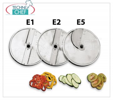 FAMA - E5 Trancheur à légumes pour couper des tranches délicates, Mod.FTV179 Disque E5 à découper en fines tranches.