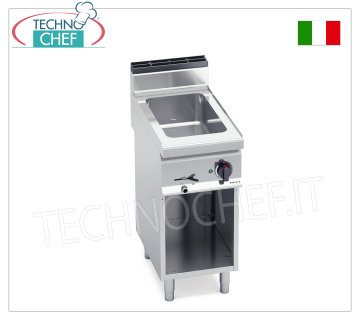 TECHNOCHEF - Bain-Marie Électrique Professionnel sur Meuble Ouvert, Capacité 1 x GN 1/1, Mod.E7BM4M BAIN MARIE ÉLECTRIQUE sur ARMOIRE OUVERTE, BERTOS, Ligne MACROS 700, Série CONSTANT, avec cuve pour 1 bac GN 1/1 (exclu), V.230/1, Kw.1.2, Poids 28 Kg, dim.mm.400x700x900h