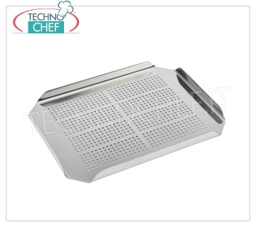 Technochef - FAUX FOND EN ACIER INOXYDABLE GN1 / 2 Faux fond en acier inoxydable GN 1/2, dim.mm.200x260