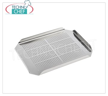 Technochef - FAUX FOND INOX GN 1/2 Faux fond perforé en inox Gastronorm 1/2, dim.mm.200x260