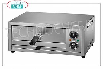 FIMAR - Four électrique à tiroir pour 1 pizza, chambre 30x33 cm, pour la cuisson et le chauffage, mod. PF 1 four à PIZZA, pour cuire/réchauffer pizzas, sandwichs, tartines, chambre de cuisson 300x330 mm, hauteur 50 mm, V 230/1, kW 1,75, dim. extérieur mm 500x400x210h