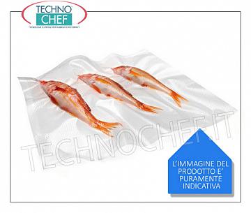 TECHNOCHEF - Sacs sous vide - gaufré épaisseur 105 microns, Pack de 100 pièces Sacs sous vide gaufrés, épaisseur 105 microns, en paquet de 100 pièces, format 150x300 mm