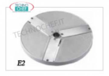 Trancheur Disc pour Tranches 2 mm, avec 3 lames