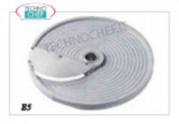 Disque à légumes pour tranches de 5 mm, lame falcata