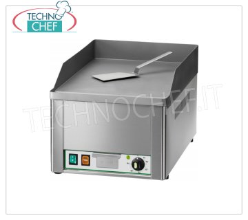 FIMAR - Fry Top de comptoir électrique professionnel, plaque lisse, modèle FRY1L TABLE ÉLECTRIQUE FRY TOP, 1 MODULE avec PLAQUE EN ACIER SABLÉ LISSE, CONTRÔLE THERMOSTATIQUE de 50 ° à 300 ° C, V 230/1, Kw 3,00, dimensions extérieures. millimètre 335x570x300h