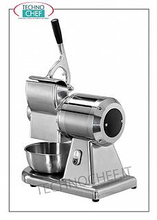 FIMAR - Technochef, Râpe ''Type 12'', Professionnelle, Mod.GR12/S Type râpe, professionnelle en acier inoxydable, production Kg/h 40, V 230/1, Kw 0,75, dim.mm.430x290x390h