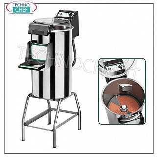 FIMAR - Technochef, Éplucheur de pommes de terre professionnel sur pied, capacité de charge Kg 10, Mod.PPF / 10 Éplucheur de pommes de terre sur pied, charge maximale du cycle Kg. 10, capacité de production Kg 120, V 400/3, Kw 0,75, dimensions 380x770x1160h mm