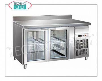 réfrigérateur réfrigéré / congélateurs Gastronorm bord arrière sur le plan pour Mod. FO-GN2100TNG